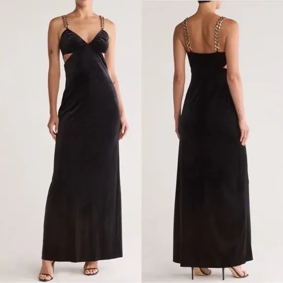 L'AGENCE Beatriz Cutout Maxi Dress - Picture 2 of 8